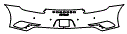 Rear Bumper Kit pattern for the 2017 Porsche 911