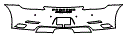 Rear Bumper Kit pattern for the 2017 Porsche 911