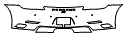 Rear Bumper Kit pattern for the 2017 Porsche 911