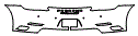 Rear Bumper Kit pattern for the 2017 Porsche 911