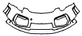 Bumper Kit pattern for the 2018 Porsche 911