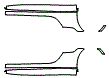 Rocker Panel Kit pattern for the 2018 Porsche 911