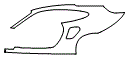 Rear Fender Kit pattern for the 2018 Porsche 911
