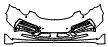 Bumper Kit pattern for the 2018 Porsche 911