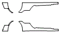 Rocker Panel Kit pattern for the 2019 Porsche 911