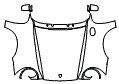 Full Hood, Fender and Mirror Kit pattern for the 1985 Porsche 911