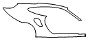 Rear Fender Kit pattern for the 2018 Porsche 911