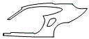 Rear Fender Kit pattern for the 2018 Porsche 911