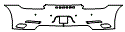 Rear Bumper Kit pattern for the 2018 Porsche 911