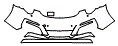 Bumper Kit pattern for the 2019 Porsche 911
