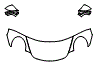 Hood, Fender and Mirror Kit pattern for the 2020 Porsche 911