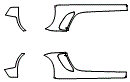 Rocker Panel Kit pattern for the 2020 Porsche 718
