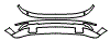 Bumper Kit pattern for the 1985 Porsche 911