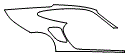 Rear Fender Kit pattern for the 2008 Porsche 911