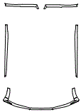 Lower Bumper, Rear Bumper and Rocker Panel Kit pattern for the 2019 Porsche 911