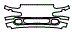 Bumper Kit pattern for the 1997 Porsche 911