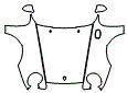 Full Hood, Fender and Mirror Kit pattern for the 1995 Porsche 911