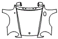 Full Hood, Fender and Mirror Kit pattern for the 1978 Porsche 911