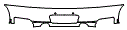 Rear Bumper Kit pattern for the 2005 Porsche 911