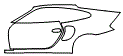 Door and Rear Fender Kit pattern for the 2005 Porsche 911