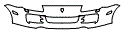 Bumper Kit pattern for the 2008 Porsche Cayenne