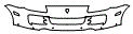 Bumper Kit pattern for the 2008 Porsche Cayenne