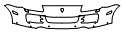 Bumper Kit pattern for the 2008 Porsche Cayenne