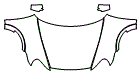 Full Hood, Fender and Mirror Kit pattern for the 2008 Porsche Cayenne