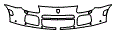 Bumper Kit pattern for the 2004 Porsche Cayenne