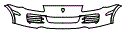 Bumper Kit pattern for the 2008 Porsche Cayenne
