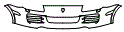 Bumper Kit pattern for the 2008 Porsche Cayenne