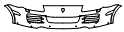 Bumper Kit pattern for the 2008 Porsche Cayenne