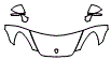 Hood, Fender and Mirror Kit pattern for the 2013 Porsche Cayenne