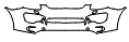 Bumper Kit pattern for the 2013 Porsche Cayenne