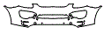 Bumper Kit pattern for the 2013 Porsche Cayenne