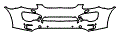 Bumper Kit pattern for the 2013 Porsche Cayenne