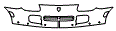 Bumper Kit pattern for the 2004 Porsche Cayenne