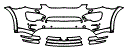Bumper Kit pattern for the 2013 Porsche Cayenne