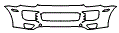 Bumper Kit pattern for the 2015 Porsche Cayenne