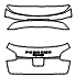 Trunk Lid Kit pattern for the 2015 Porsche Cayenne
