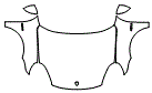 Full Hood, Fender and Mirror Kit pattern for the 2015 Porsche Cayenne