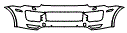 Bumper Kit pattern for the 2015 Porsche Cayenne