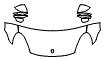 Hood, Fender and Mirror Kit pattern for the 2015 Porsche Cayenne