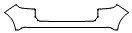 Rear Bumper Kit pattern for the 2019 Porsche Cayenne