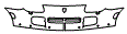 Bumper Kit pattern for the 2004 Porsche Cayenne