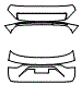 Hatch Kit pattern for the 2019 Porsche Cayenne
