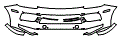 Bumper Kit pattern for the 2019 Porsche Cayenne