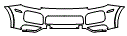 Bumper Kit pattern for the 2019 Porsche Cayenne
