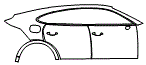 Door and Rear Fender Kit pattern for the 2026 Porsche Cayenne