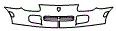 Bumper Kit pattern for the 2004 Porsche Cayenne